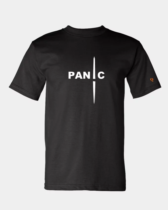 Panic In DC Political Tee Shirt Made In America Black Men's