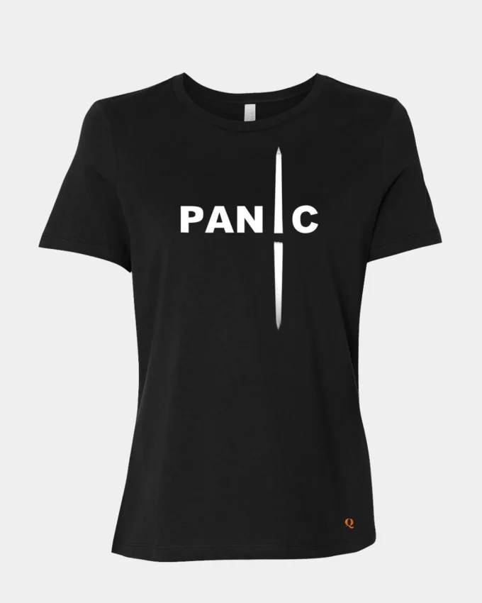 Panic In DC Political Tee Shirt Made In America Black Women's