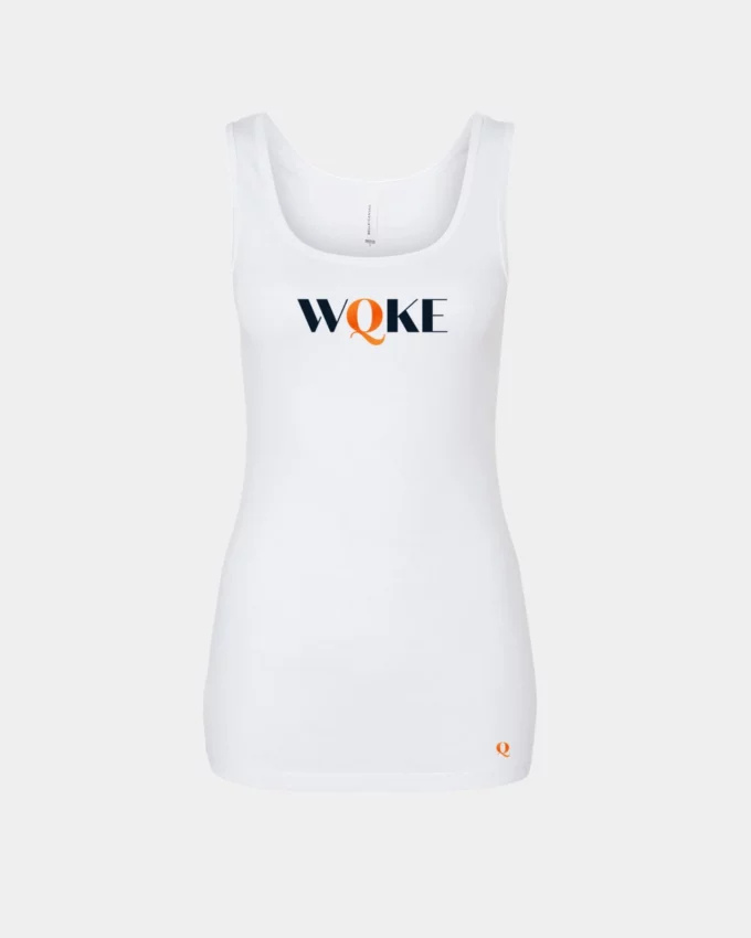 WQKE Tank Top Made In America White Women's