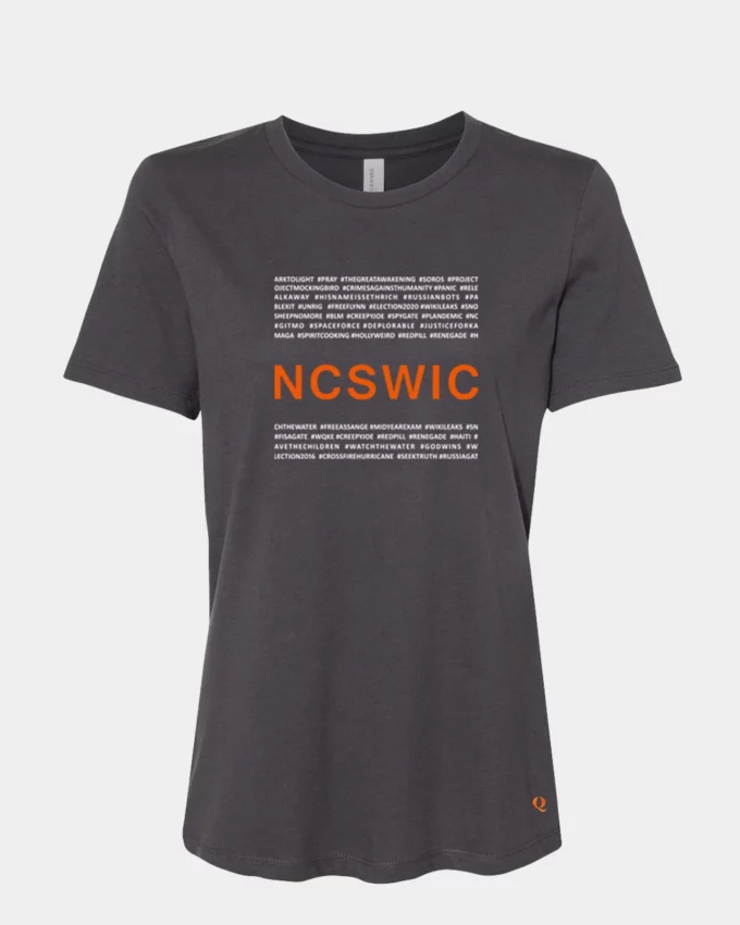 NCSWIC Political Meme T-Shirt Made In America Women's Gray