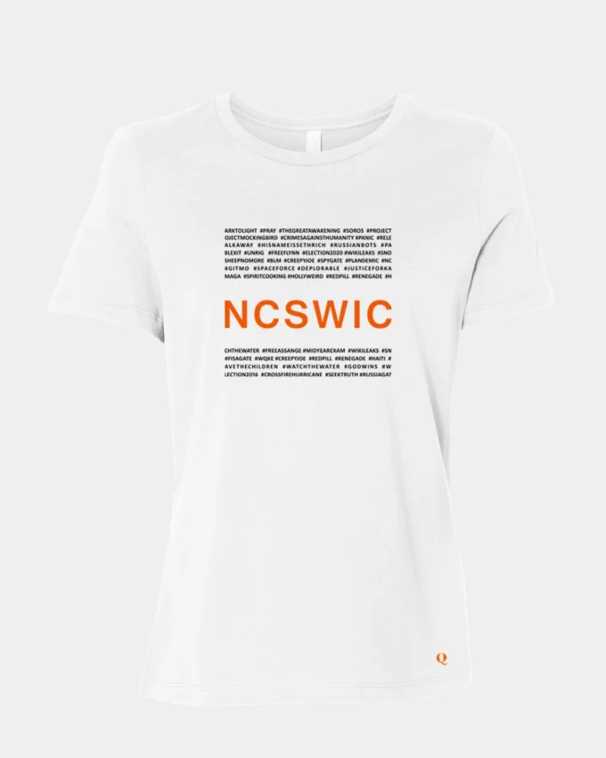 NCSWIC Political Meme T-Shirt Made-In America Women's White