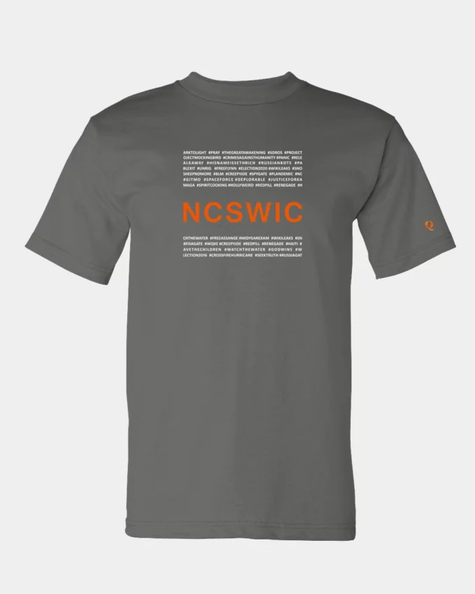 NCSWIC Political T-Shirt Made In America Gray Men's