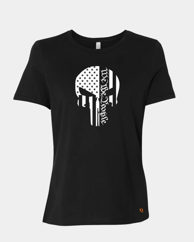 Punisher Skull T-Shirt We The People Women's Black