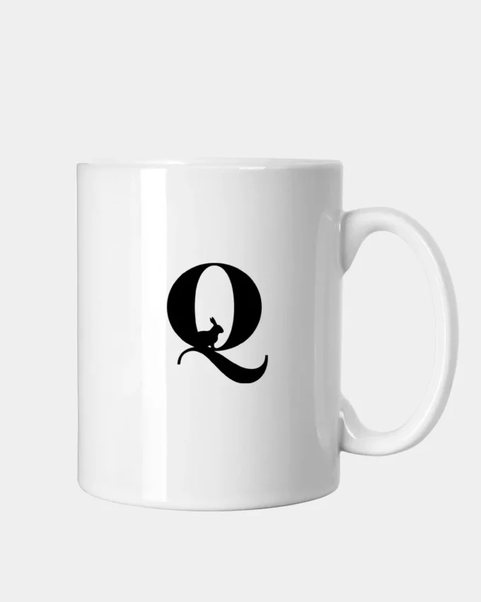 Q Rabbit Political Meme Coffee Mug White