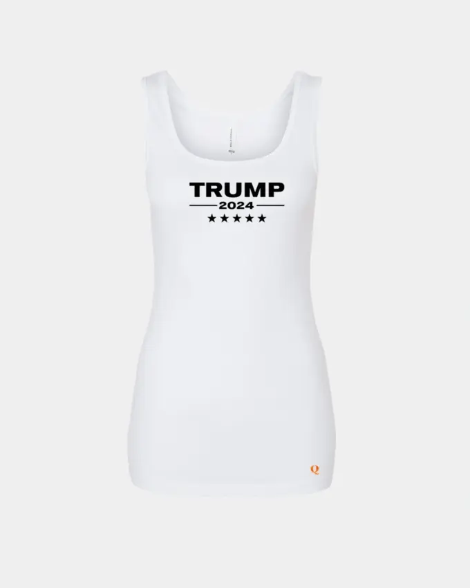 Trump 2024 Political Tank Top Womens White