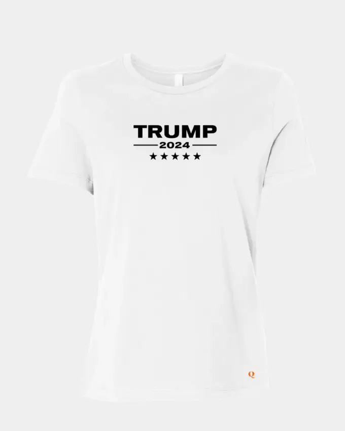 Trump 2024 Tee Shirt White Womens